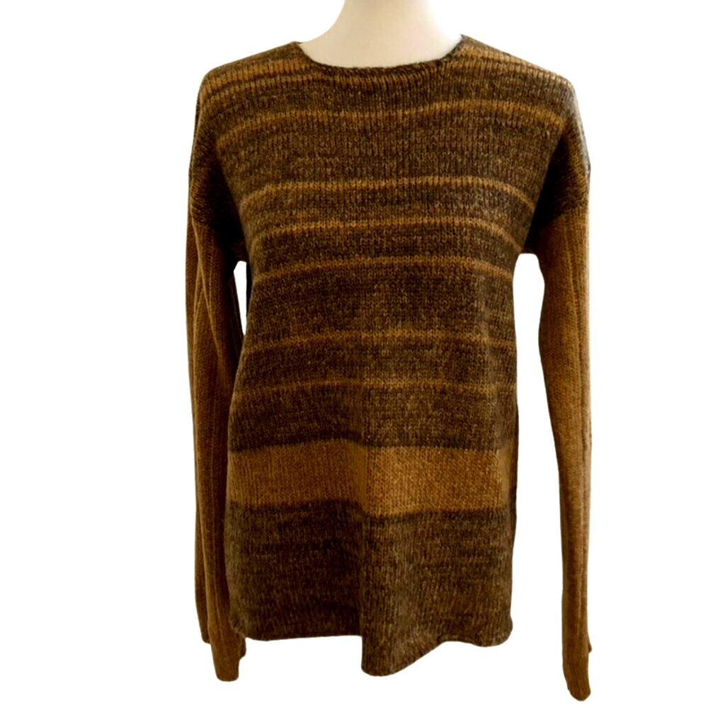Unif Retro Thick Sweater Mustard Slight Oversized XS